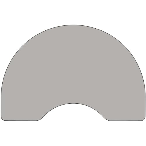 Flash Furniture Wren Mobile Kidney Activity Table Grey