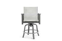 Winston Stanford Sling Swivel Balcony Stool Gray Screen
