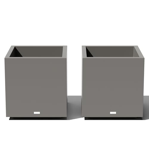 Veradek Block Series Cube Planter - Square Outdoor Planter