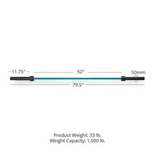 Titan Fitness Women's Teal Cerakote 15 KG 25MM Barbell - USA Made Multipurpose Bar