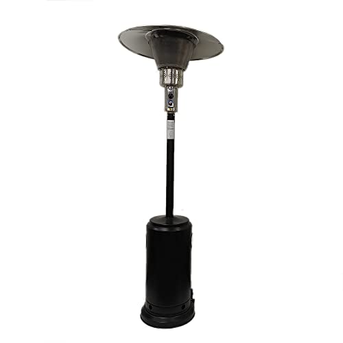 AZ Patio Heaters Commercial Patio Heater in Black with 33" Shield