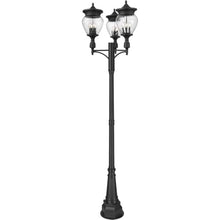 Z-Lite Davina 4 Light 121" Tall Post Light Black