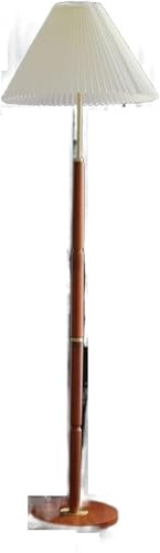Floor Lamp，Floor Lamp for Living Room， Living Room Bedroom Bedside Lamp Vertical Table Lamp Standing Lamps(Teak)