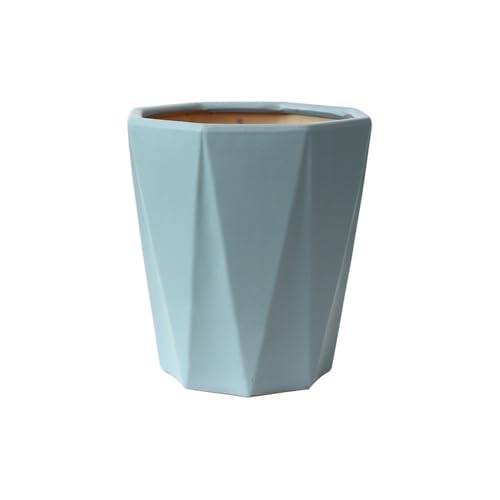 WOAITIANTIAN Flower Pots Modern Minimalist Floor to Ceiling Plant Pots Indoor Living Rooms Large-Diameter Ceramic Flower