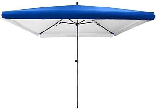 RWGOVLU Umbrella Outdoor Table Umbrella 2.7M Garden Balcony Half Umbrella Semicircular with Crank for Outdoor Patio Small, Sun Shade Semi Round Circular Terrace Market Striped Umbrella with Pus
