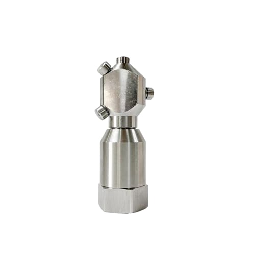 Bolisila Container Rotating Washing Nozzle Stainless Steel 360 Degree Rotary Spray Ball Female Cleaning Head 1/2" 3/4"(1inch)