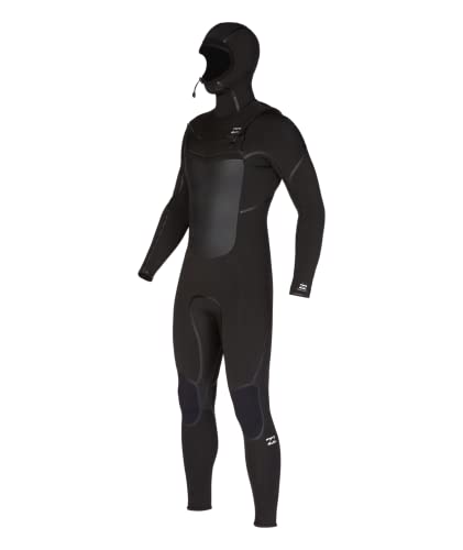 Billabong Mens 5/4mm Absolute Plus Chest Zip Hooded Fullsuit Wetsuits Black 23