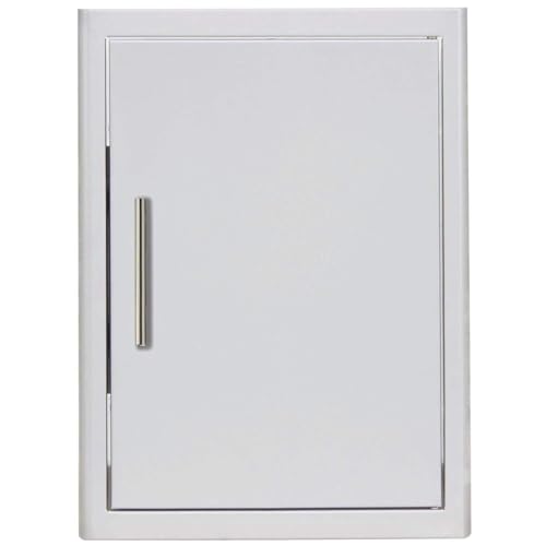 Blaze 21-Inch Stainless Steel Single Access Door - Vertical - BLZ-SINGLE-2417-R-SC