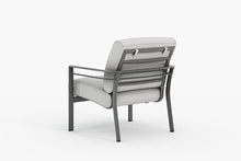 Winston Southern Cay Cushion Lounge Chair Weathered Teak/Idol Cloud
