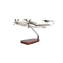 High Flying Models Beechcraft King Air B-350 Mahogany Sculpture Multicolor