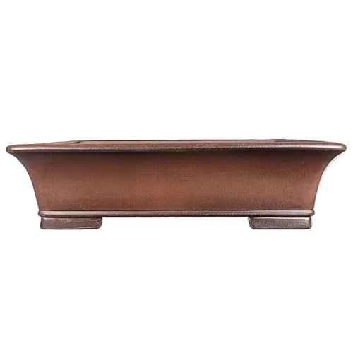 thalo Planter Pots Plant Pots Handmade 20in Rectangle Purple Clay Bonsai Flowerpot Plant Container Accessories