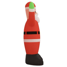 Xolmizyn Giant Christmas Inflatable Santa Claus with LED Lights, 181.1 x 86.6 x 322.8 inch Outdoor Yard Holiday Decoration, Oxford Fabric, Weather-Resistant