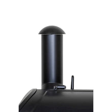 Outdoor Escape Professional Offset Smoker BBQ Grill, 4-in-1 Heavy-Duty Charcoal Smoker, Black Outdoor Grill for Backyard Feasts & Picnics