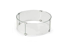 HPC Fire Round Fire Pit Glass Wind Guard (WG38-RD), 38-Inch