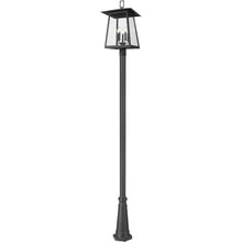 Z-Lite Rainer 5 Light 122" Tall Post Light Black