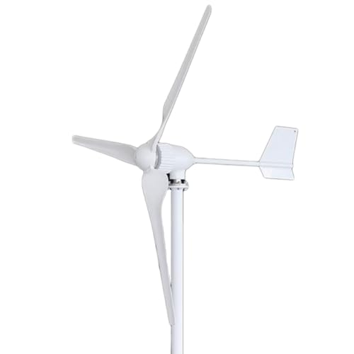 SHADAOYU High Power Generation Rate Small Home Outdoor Permanent Magnet DC Wind Turbine Generator, 300w, 600w, 1000w Windmill Generator, 3 Blades, Wind Turbine Generator(1000w)