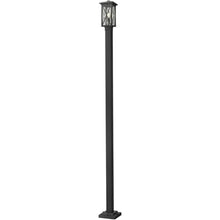 Z-Lite 1 Light Outdoor Post Mounted Fixture 583PHMS-536P-BK