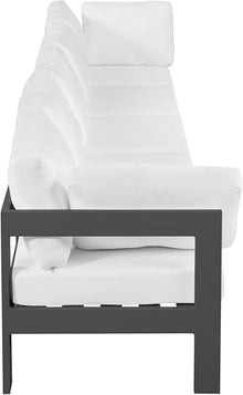 Meridian Furniture 376White-S150A Nizuc Collection Modern | Contemporary Outdoor Patio Modular Sofa