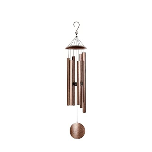 CARUTU Large Wind Chimes, Memorial Wind Chimes Outdoor with 6 Heavy Tubes Soothing Melody Wind Chimes, Wind Chimes for Household, Restaurant, Cafe, Bar, FEDRUI11