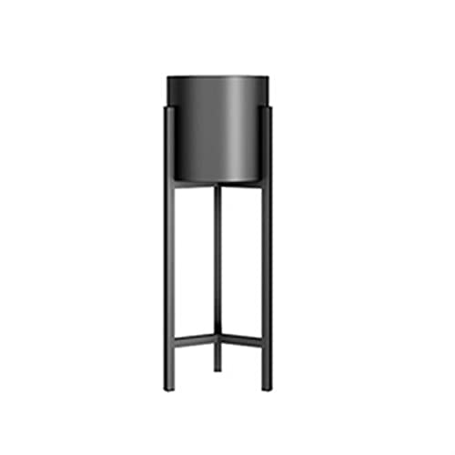 MIIKHI Potted Plant Stand 60/90cm Outdoor Furniture Nordic Plants Stand Balcony Shelf Plant Green Succulent Iron Art Rack Simple Floor Light Luxury Flower ho (Pure Black Double 90cm)