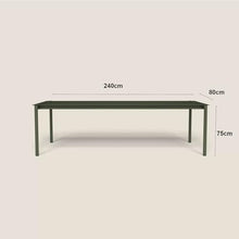 JOSOGO Patio Metal Arm Chair Desk, Patio Furniture Outdoor Chairs and Table for Outside, Garden,Patio & Garden(F)