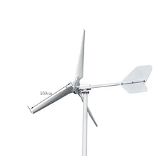OLONETO 4000W Wind Turbine Set 48V 96V 120V 220V Grid-Connected System 4KW Wind Turbine Generator for Home Use, Marine Street Lights, and A Free Solar Garden Light (Color : 48V)