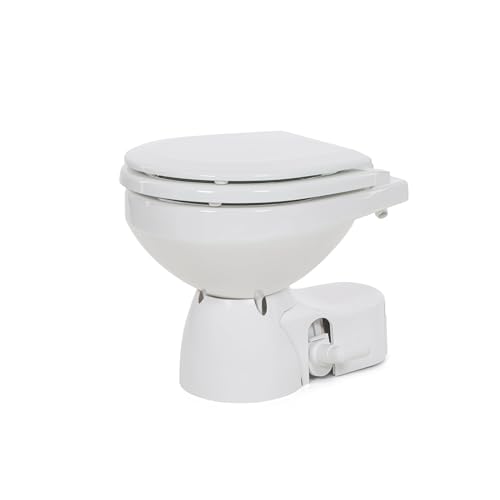 Jabsco Quiet Flush E2 Marine Toilet Fresh Water 12 Volt Compact