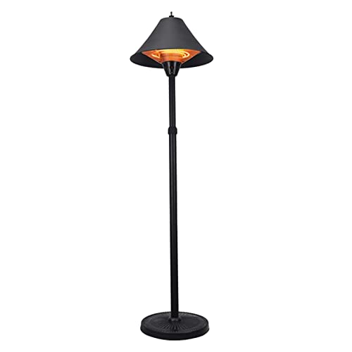 Patio Heater Outdoor Electric Heater Freestanding with Tip Over Protection Radiator Silent Indoor Outdoor Garden 3000W Outdoor Heater Fast Heating-G (Remote Control/3000W) 210x74cm(82x29in) (210x74cm