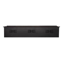 oaxroe Bedroom Fireplace Large Fireplace Recessed Electric Fireplace 3D Adjustable Flame Metal Frame Panel with Touch Screen Fireplace Heater(L 94.5 Inch)