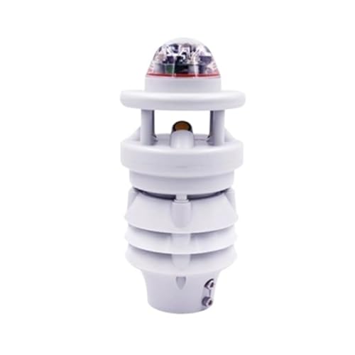Mechanivis 4-20mA Ultrasonic Wind Sensor Outdoor Meteorological Instrument Hygrometer Ultrasonic Weather Sensor(VWS006Y2)