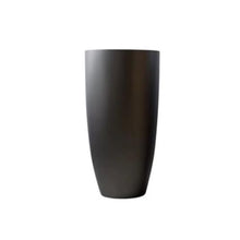WOAITIANTIAN Flower Pots Fiberglass Round Silver Gray Floor Vase Simple Modern Home Soft Decorations Flower Arrangement(Large)