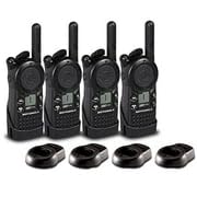 Motorola Solutions 4 Pack CLS1110 UHF 1W 1-Channel 2-Way Radio Black