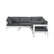 Outdoor Escape Gray Fabric Patio Modular Sectional, Weather-Resistant Cushions, Versatile Seating for Garden, Deck, Porch