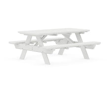 POLYWOOD PT172WH Park 72" Picnic Table, White