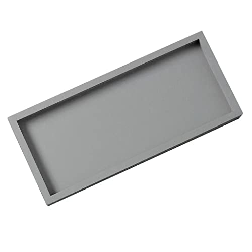 Plant Saucers for Outdoors Plant Saucer Rectangular Plant Tray Flower Pot Tray Household Plant Watering Chassis Living Room Flower Pot Base Planter Saucer ( Color : Gray , Size : Xxxl )