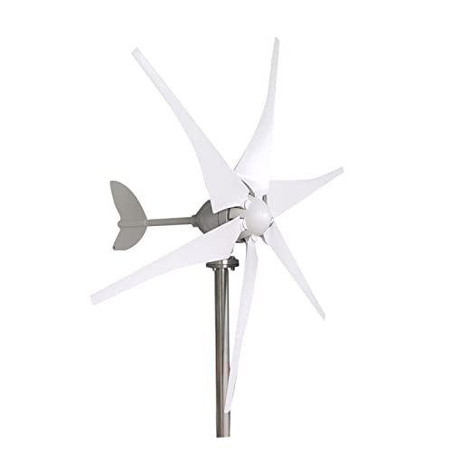 600W 800W 1000W Wind Turbine Generator New Energy Horizontal Wind Turbine Generator 12v 24v 48v Homeuse Windmill with MPPT Controller - Onshore Wind(6,1_24V_Turbine ONLY)