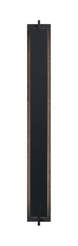 Eurofase Tribek LED Outdoor Wall Sconce – 46" Modern Black Exterior Wall Light for Porch & Patio, Wet-Rated, 339 Lumens, Dimmable