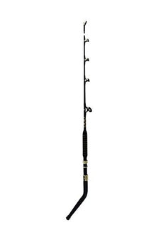 EAT MY TACKLE 50 Wide 2 Speed Reel with 80-100 lb Bent Butt Tournament Rod Blue