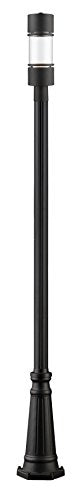 Z-Lite Outdoor LED Post Light 553PHB-519P-BK-LED