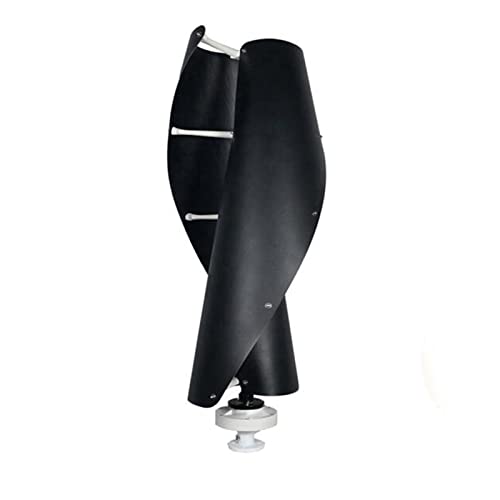 48v,HUIZHITENGDA 220V 10000W Wind Turbine Generator Kit, 12V 24V 48V Vertical Helix Wind Power System with Controller, 2 Blades, for Marine, RV, Home, Garden