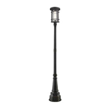 Z-Lite Outdoor Post Mounted Fixture 1 Light Oil Rubbed Bronze