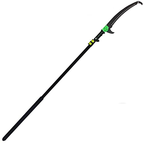 Telescopic Pole Saw 12-24 Foot Extendable Telescopic Landscaping Pole Saw,Long Extension Pole Saw Working Height Extendable Gardening Tool 18FT/5.4m