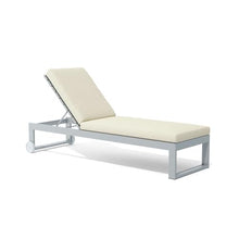 Anderson Teak SL-1008 Lucca Modern Sun Lounger, Gray