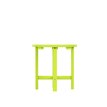 WO WESTIN OUTDOOR HDPE Adirondack Chair Set of 12 with Ottomans and Side Tables Lime