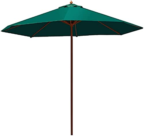 QZQHNYJ Parasol Garden Patio Umbrella Outdoor Patio Parasol Sun Shade Umbrella Wooden Parasol Foldable Uv Protection Beach Pool Patio Tent Canopy Sun Shelter, Large