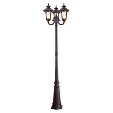 Livex Oxford 3 Light Outdoor Post Imperial Bronze