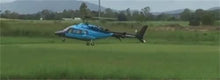 NOBRIM RC Helicopter 800 Size Blue Black Bell222 Fuselage V2 KIT