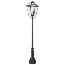 Z-Lite Talbot 4-Light Outdoor Post Fixture Oil Rubbed Bronze