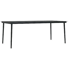DYRJDJWIDHW Outdoor Sets for Patio,Porch Furniture,Balcony Furniture Sets for Apartments,9 Piece Patio Dining Set with Cushions BlackSuitable for Patio, Garden, Gazebo Low
