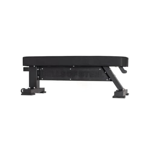 Bells of Steel Flat Bench - Heavy-Duty Black